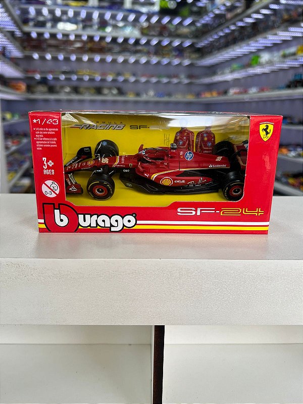 Fórmula 1 Ferrari SF24 Charles Leclerc 2024 1:43 Bburago