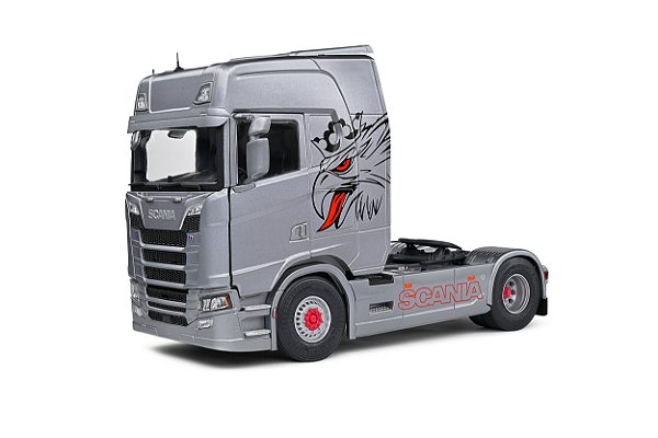 Scania S580 Highline 2023 1:24 Solido Cinza