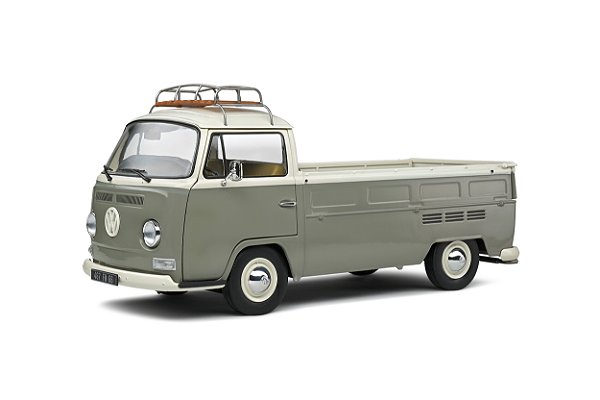 Volkswagen Kombi T2 Pick-Up 1968 1:18 Solido Cinza