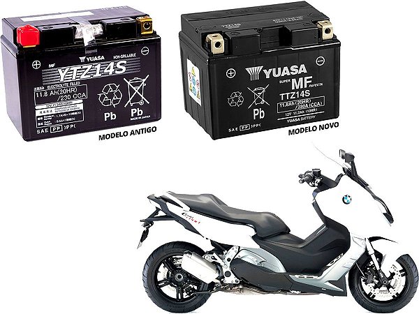 Bateria Yuasa TTZ14S - BMW C600 - 2011 e 2012