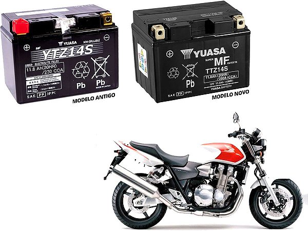 Bateria Yuasa TTZ14S - CB 1300 SuperFour - 1998 a 2015