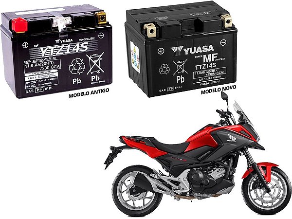 Bateria Yuasa TTZ14S - NC 750 X - 2014 a 2020