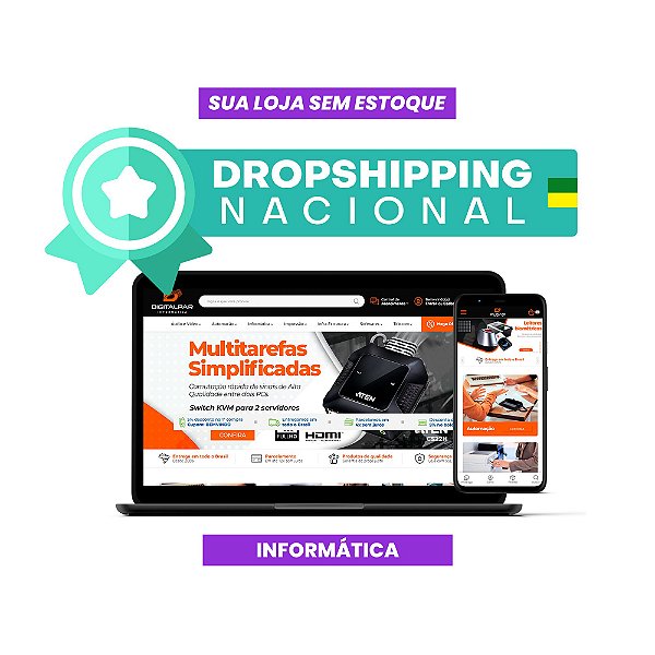 Plano Dropshipping Nacional Informática Loja Virtual Sem Estoque