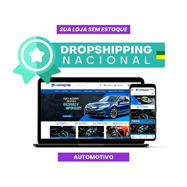 Plano Dropshipping Nacional Automotivo Loja Virtual Sem Estoque