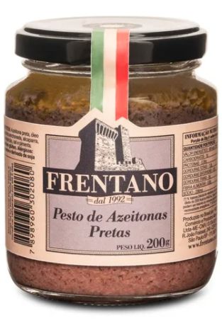 Pesto de Azeitonas Pretas Frentano 200g
