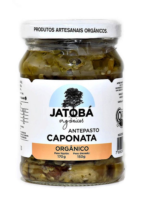 Antepasto Orgânico de Caponata Jatobá 170g