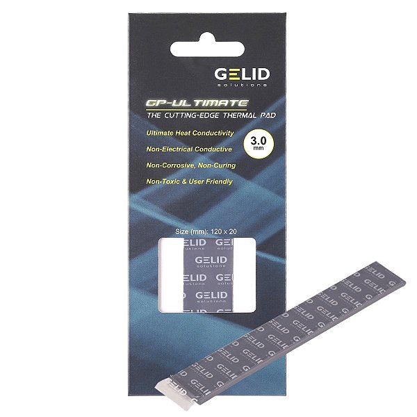 Thermal Pad Gelid Gp-ultimate 120mm X 20mm X 3.0mm 15 W/mk