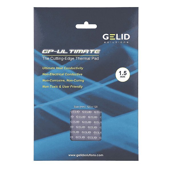 Thermal Pad Gelid GP-Ultimate 120mm X 120mm X 1.5mm 15 W/mk