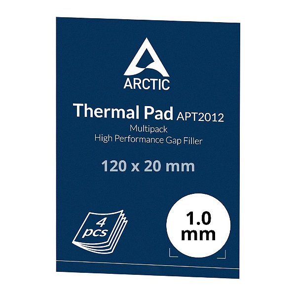 Kit 4 Thermal Pad ARCTIC 120mm x 20mm x 1.0mm - ACTPD00024A