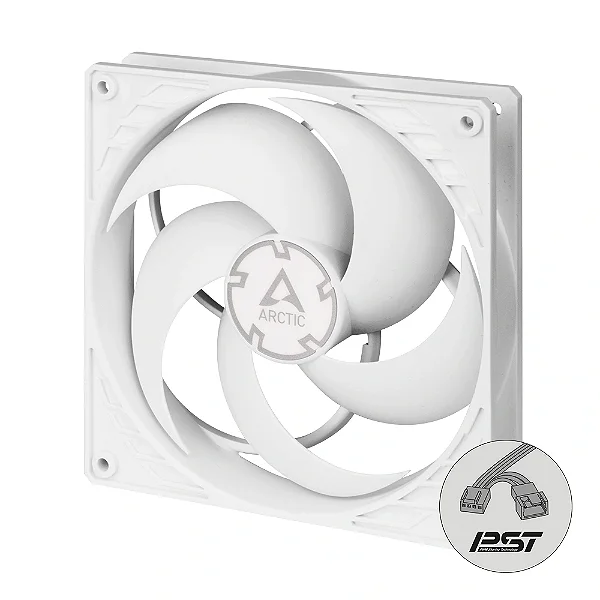 Cooler FAN ARCTIC P14 PWM PST 140mm Branco, ACFAN00197A