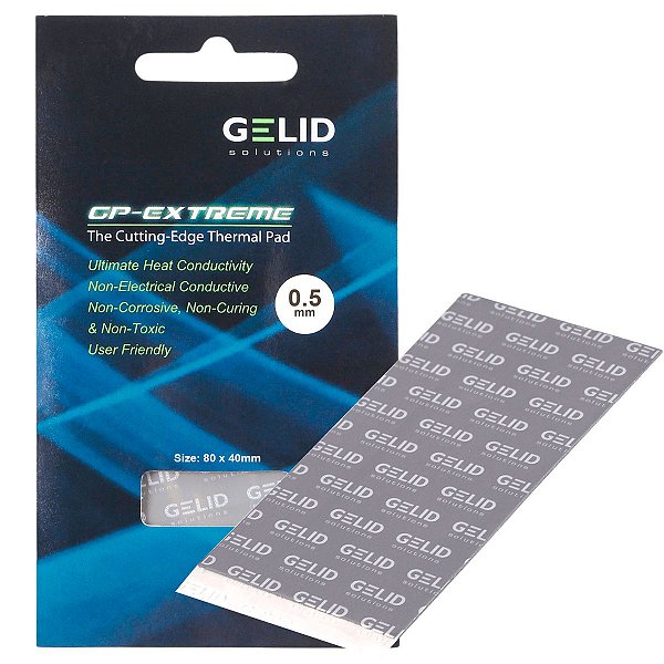 Thermal Pad Gelid GP-Extreme 80mm X 40mm X 0.5mm 12 W/mk