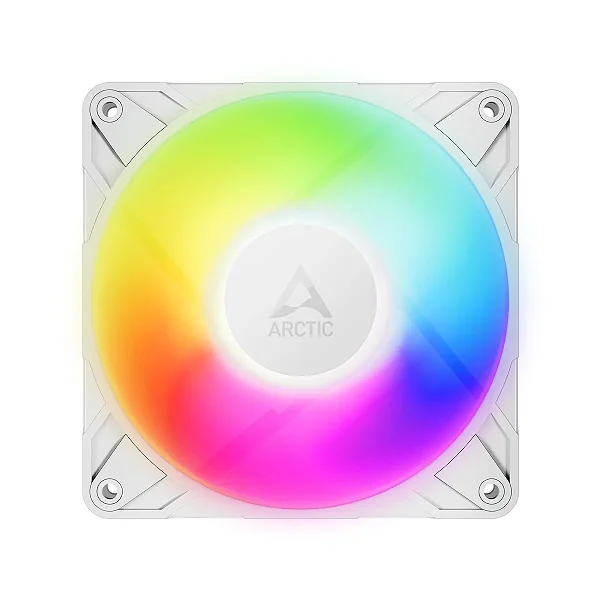 Cooler FAN ARCTIC P12 Pro PWM 120mm ARGB Branco, ACFAN00311A