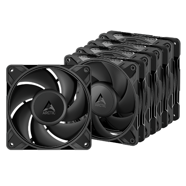 Kit 5x Cooler FAN ARCTIC P12 Pro LN 120mm Preto, ACFAN00349A