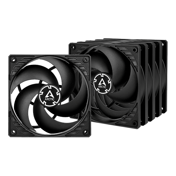 Kit 5x Cooler FAN ARCTIC P12 120mm Preto, ACFAN00135A