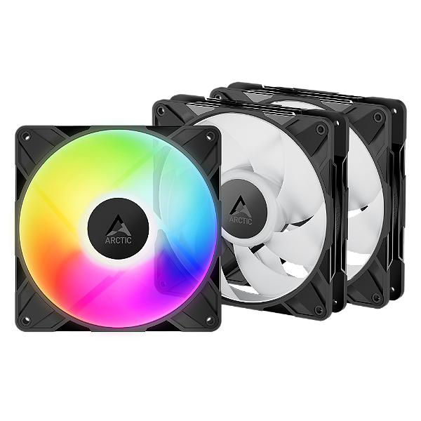 Kit 3x Cooler FAN ARCTIC P14 Pro A-RGB 140mm Preto, ACFAN00320A