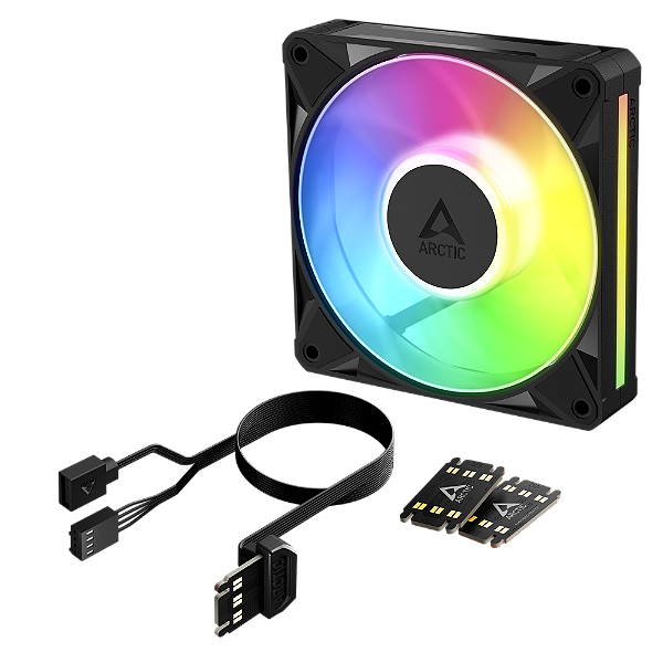 Cooler FAN ARCTIC BioniX P12 A-RGB 120mm Preto, ACFAN00335A