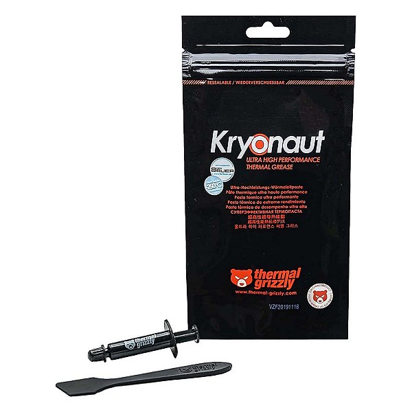 Pasta Térmica Thermal Grizzly Kryonaut 1g 12.5 W/mk