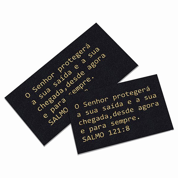 KIT Tapete Capacho Salmo 60x40 e 80x40 Senhor Protegerá Casa
