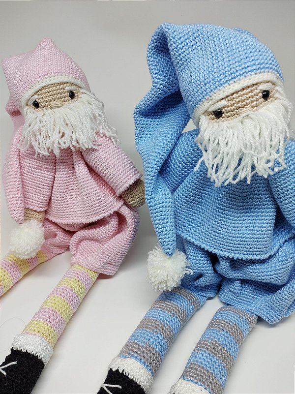 Papai Noel Grande em Crochê