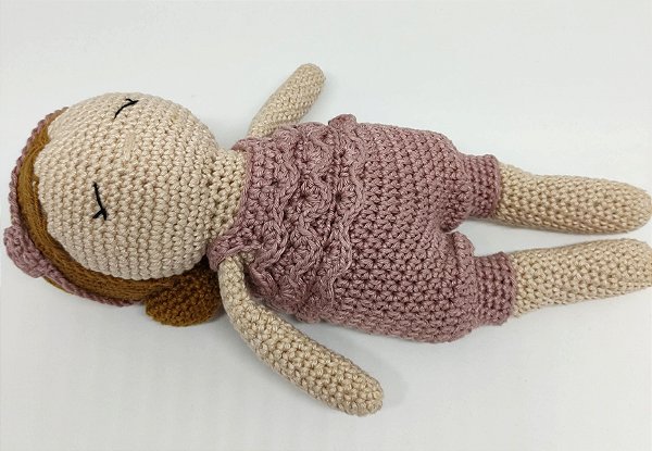 Boneca Dorminhoca Amigurumi