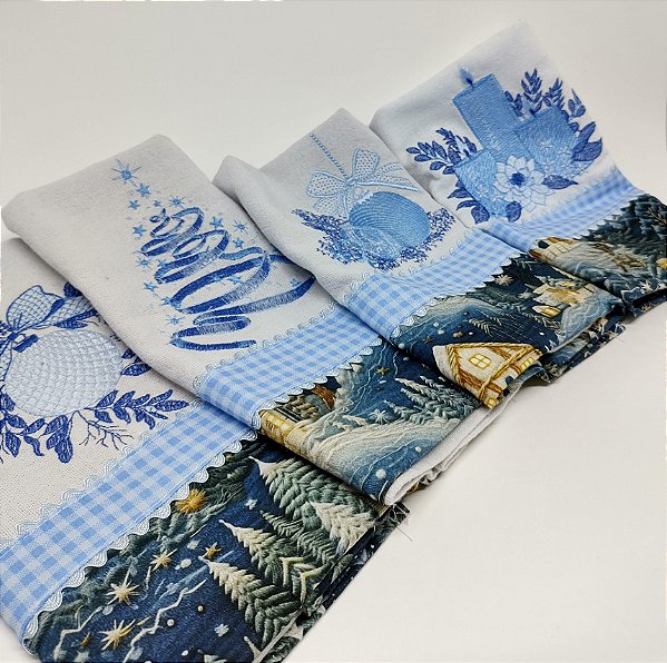 Panos de Prato de Natal Luxo