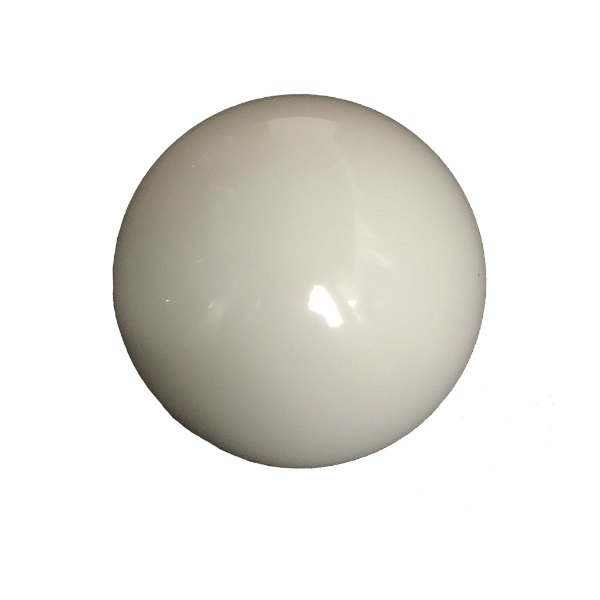 BOLAO LISO BRANCO/BEGE 54MM