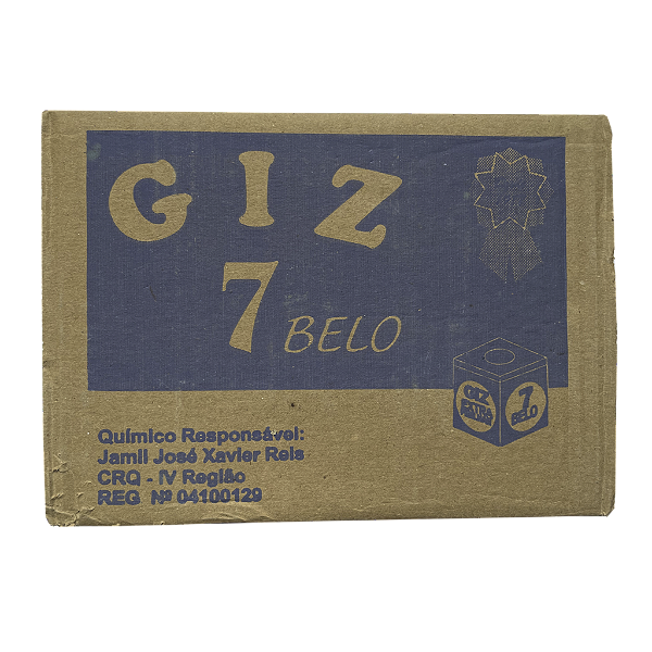GIZ AZUL 7 BELO CAIXA C/ 144 PC.