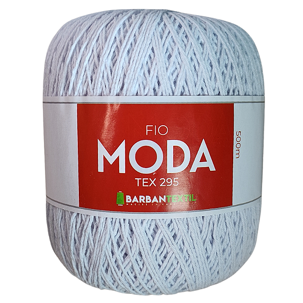 Fio Moda Tex 295 Barbantextil 500 metros Cor Branco