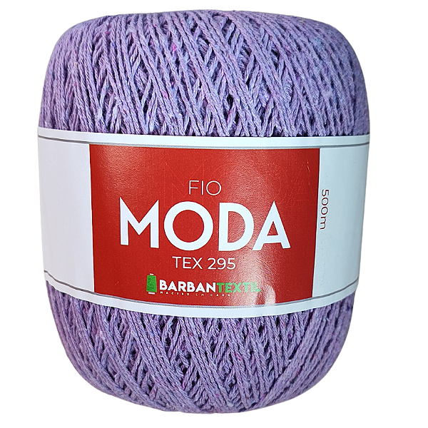 Fio Moda Tex 295 Barbantextil 500 metros Cor Lilás