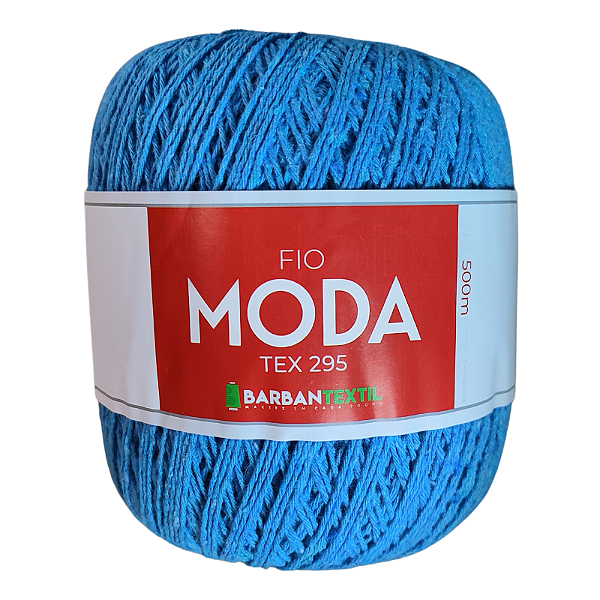 Fio Moda Tex 295 Barbantextil 500 metros Cor Turqueza