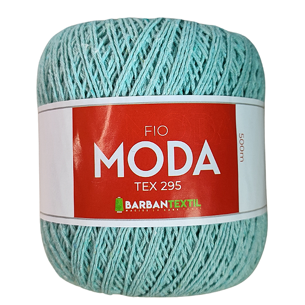Fio Moda Tex 295 Barbantextil 500 metros Cor Verde Bebê