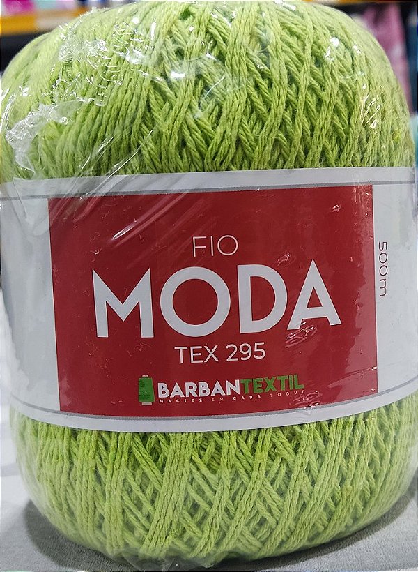 Fio Moda Tex 295 Barbantextil 500 metros Cor Abacate