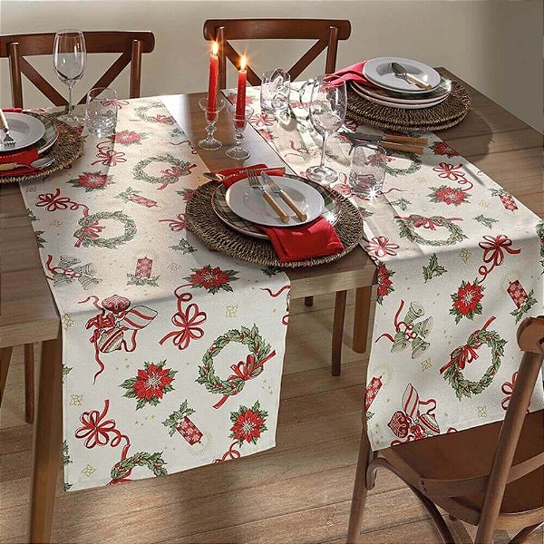 Trilho de Mesa Celebra 45x160cm Natal 121 - Döhler
