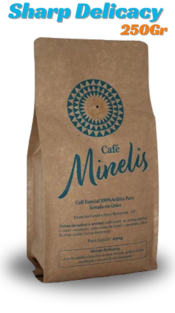 CAFÉ MINELIS - SHARP DELICACY- PACOTES DE 250gr