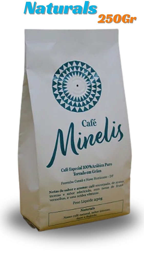 CAFÉ MINELIS - NATURALS - PACOTES DE 250gr