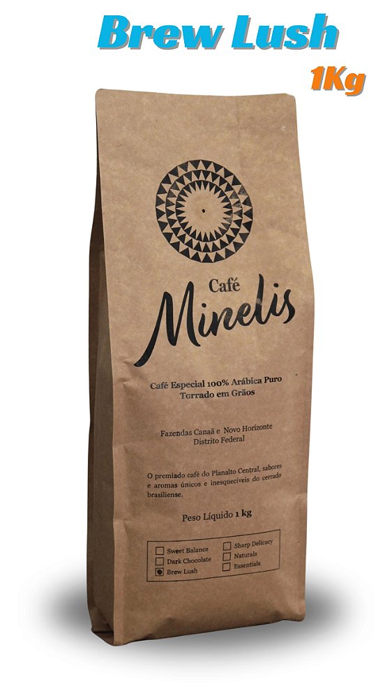 CAFÉ MINELIS - BREW LUSH - PACOTE DE 1kg