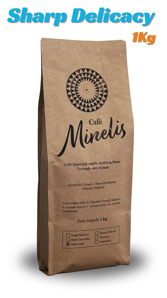 CAFÉ MINELIS - SHARP DELICACY - PACOTES DE 1kg