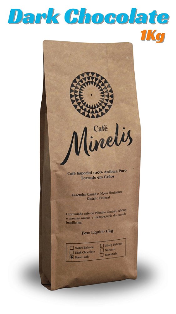 CAFÉ MINELIS - DARK CHOCOLATE - PACOTES DE 1kg