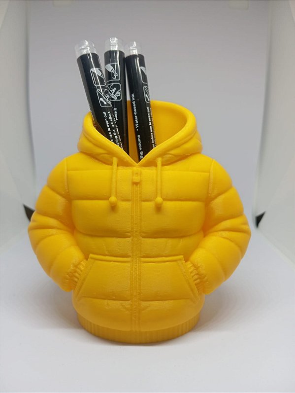 PORTA CANETA - MODELO MOLETON - FEITO EM 3D - MATERIAL PLA 11cm X 12cm