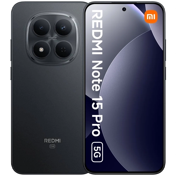 XIAOMI REDMI NOTE 15 PRO 5G - BLACK - 8GB/256GB