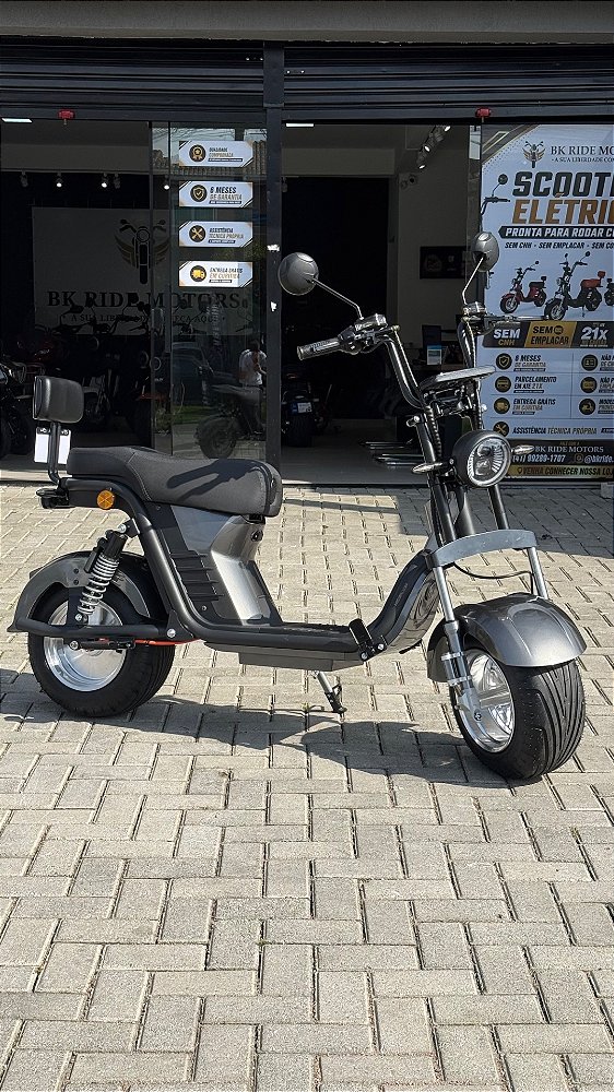 SCOOTER ELÉTRICA - X13 - CINZA - 1000W