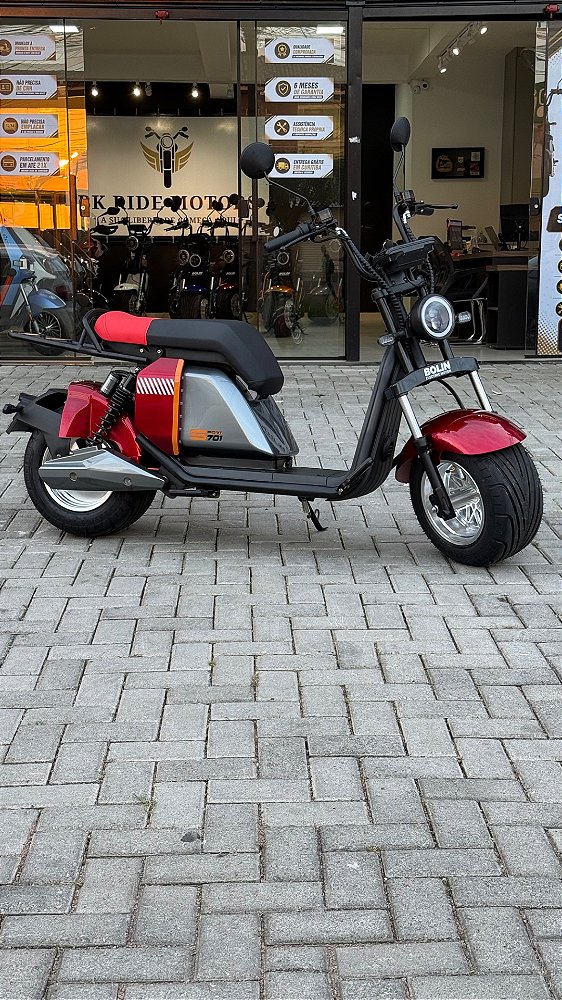 SCOOTER ELÉTRICA - 701 SPORT - VERMELHA - 1000W