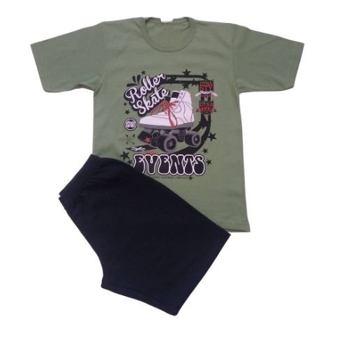 Conjunto Juvenil Menino Roller Skate - Pequetitos