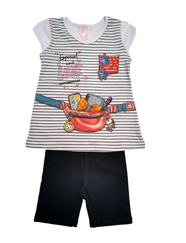 Conjunto Bebê Menina love - Kely&Kety