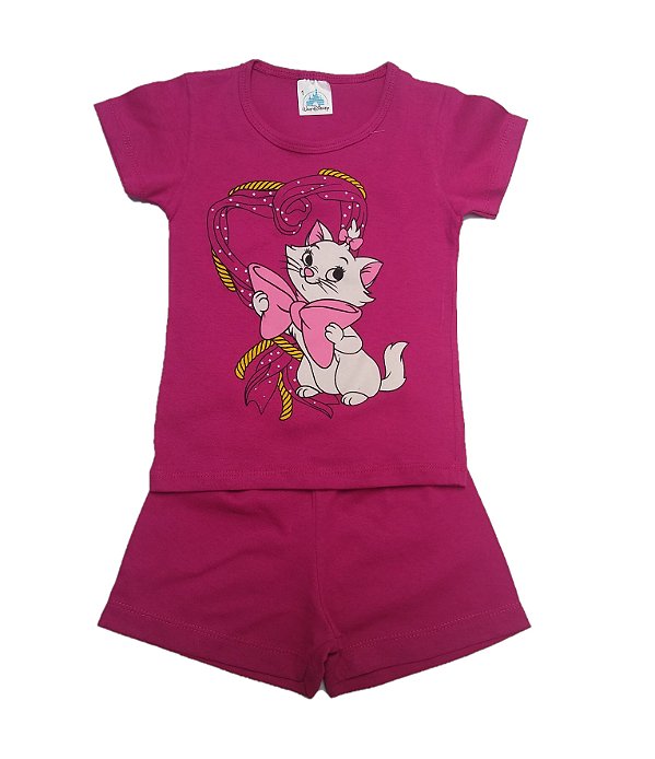 Pijama Infantil Marie - Walt Disney - Pink