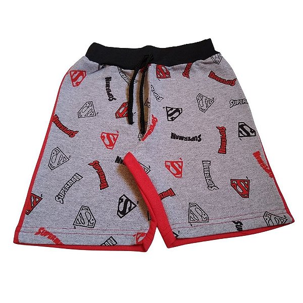 Bermuda Infantil Menino C/cordão Superman - Marvel Avengers