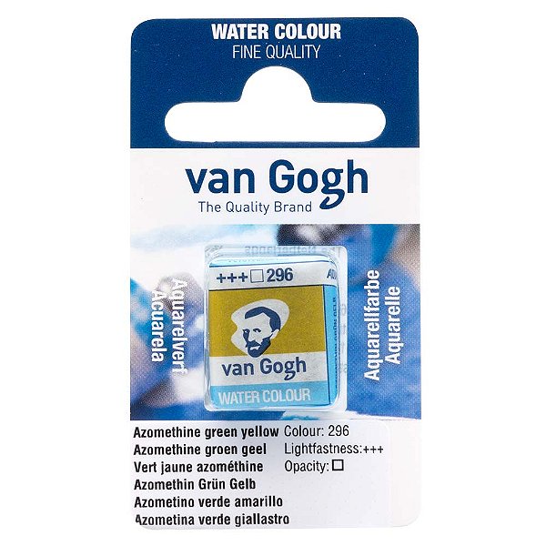 Aquarela Van Gogh Pastilha Azomethine Green Yellow 296