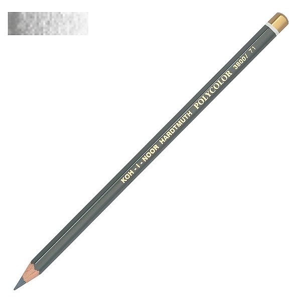 Lápis de Cor Avulso Polycolor Koh-I-Noor Medium Grey 71