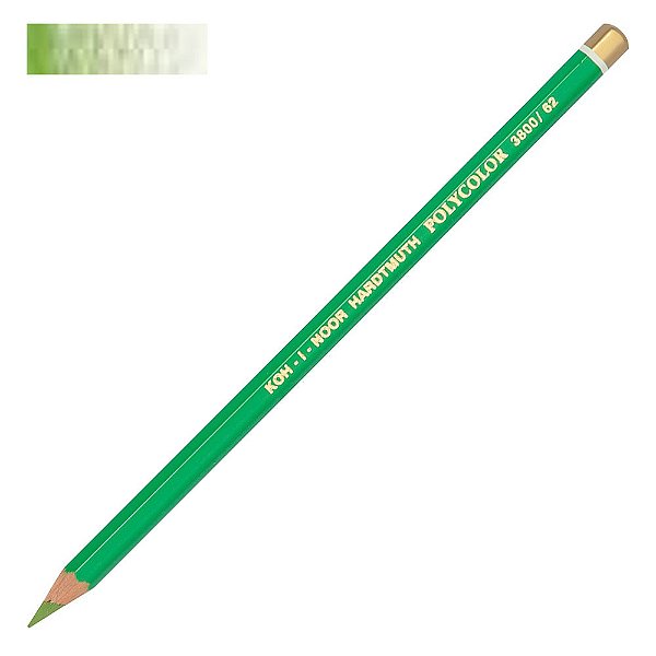 Lápis de Cor Avulso Polycolor Koh-I-Noor Apple Green 62