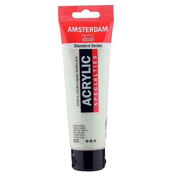 Tinta Acrílica Amsterdam 120ml 822 Pérola Verde